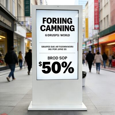 kopen 75 Inch 3000nits Helderheid IP65 Waterdicht Buiten Digitale Signage met 4K Resolutie en Android OS online vervaardiging