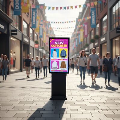 kopen 49 Inch IP65 Waterdichte Buiten Digitale Signage met 3000cd/m² Helderheid LCD Reclame Display online vervaardiging