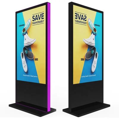 kopen Buiten digitale signage lcd reclame kiosk met 2000-3000 Nits Helderheid IP65 waterdicht en 32-98 inch grootte bereik online vervaardiging