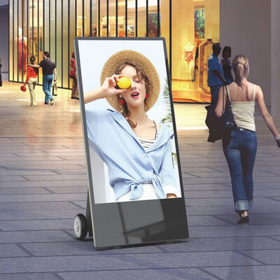 kopen 43-inch High Brightness 2000cd/m2 Batterij aangedreven Digital Signage Advertising Kiosk LCD Media Player online vervaardiging