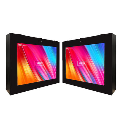 Waterdicht 21,5 inch buitenwand gemonteerd digitaal signage 1500nits horizontaal scherm