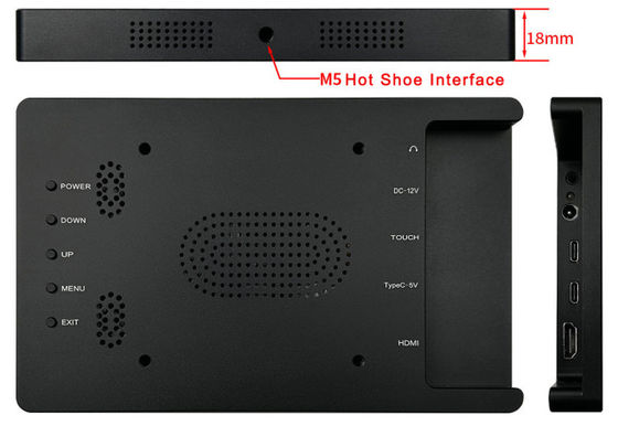 Camera externe hoge helderheid 7 inch draagbare 1080P aluminium monitor