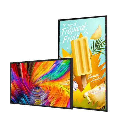55 inch IP67 waterdichte outdoor LCD reclame machine met 4000nits hoge helderheid voor digitale signage