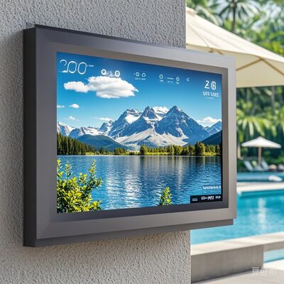 32 inch IP65 waterdicht digitale buitenborden met 3000Nit helderheid LCD reclame-machine