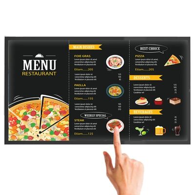 65-inch IP66 waterdicht 4K UHD LCD-advertentieapparaat met 3000 Nits helderheid voor buiten digitale signage