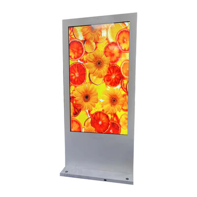 75 inch Hoge helderheid 3000cd/m2 IP65 Waterdicht Buiten Digitaal Signaal LCD Reclame Kiosk